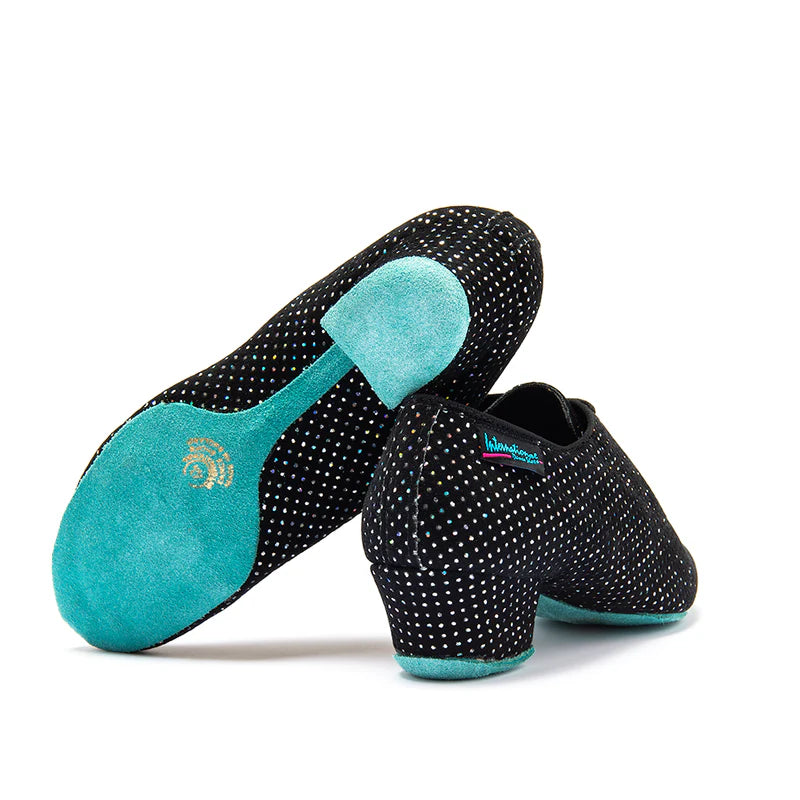 Black Silver Hologram - Heather Split-Sole