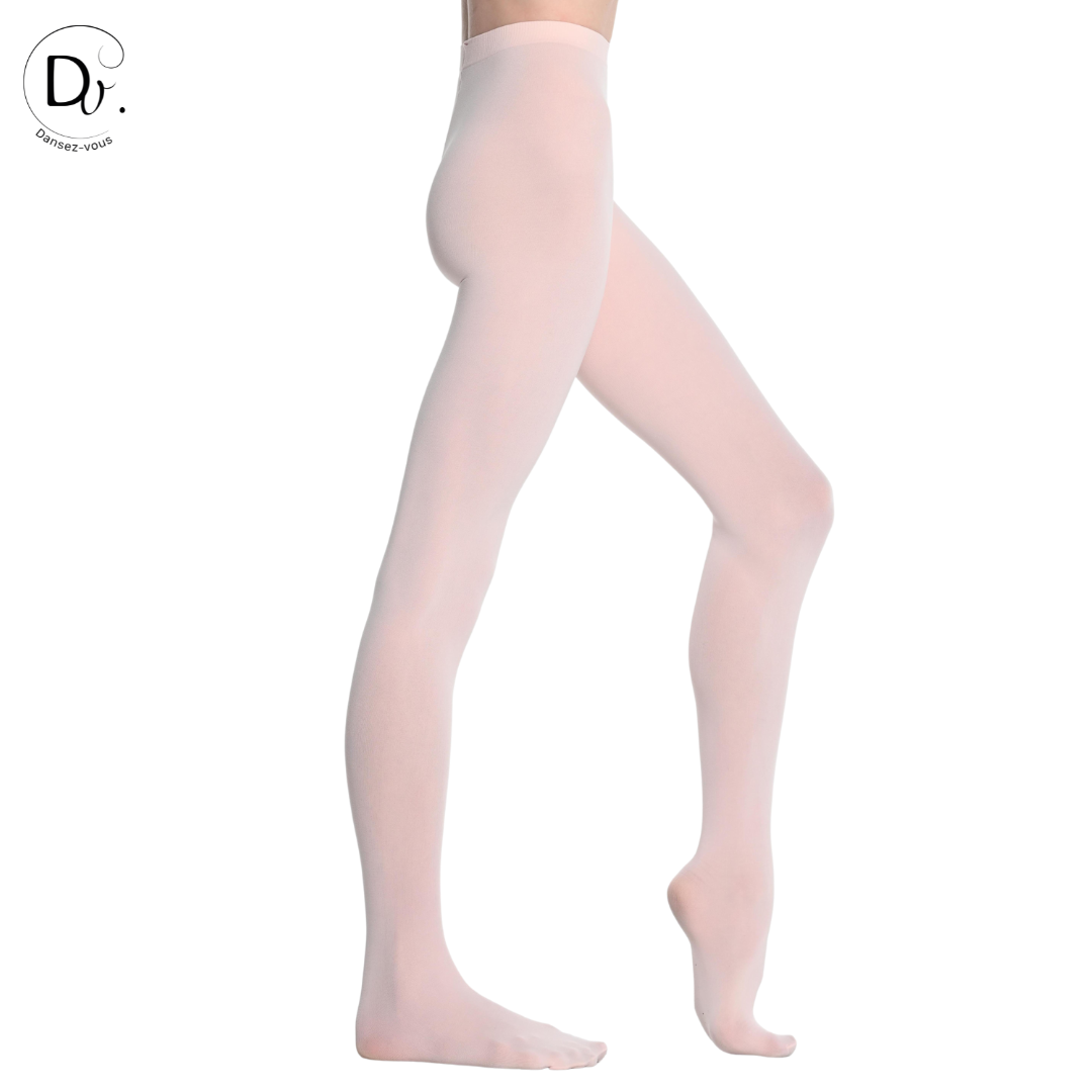 P100 DV Fußstrumpfhose mit flachem Bund 80 Den