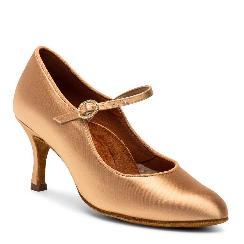 International Dance Shoes ICS Classic Peach Satin