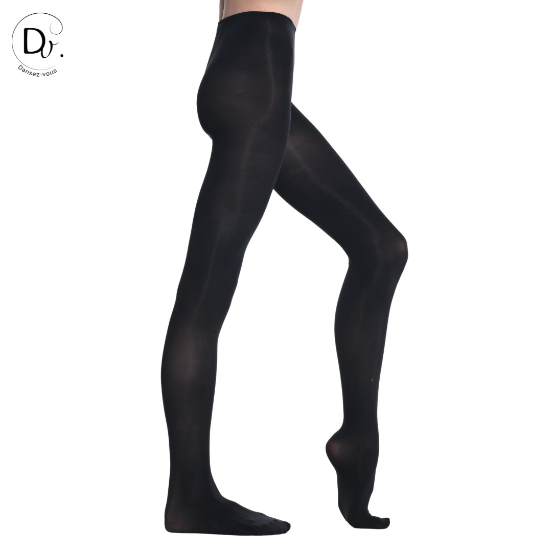 P100 Junior DV Fußstrumpfhose mit flachem Bund 80 Den