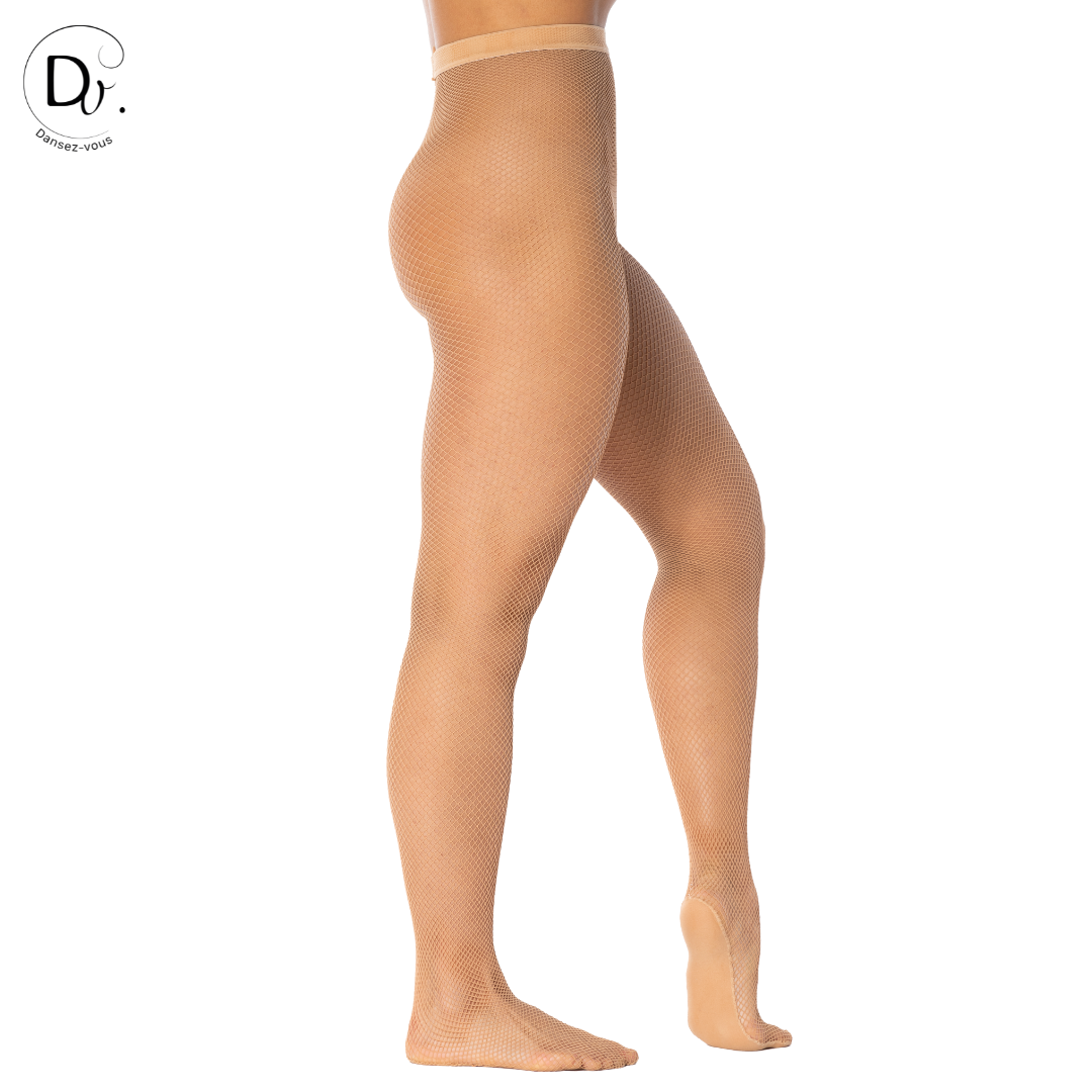 R104 DV Netzstrumpfhose mit verstärkte Sohle
