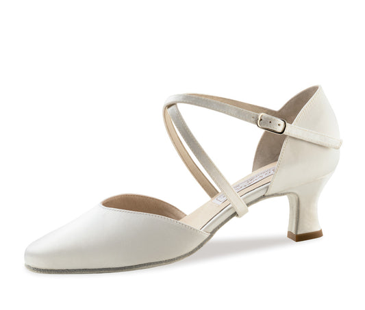 Patty 55  Satin weiß